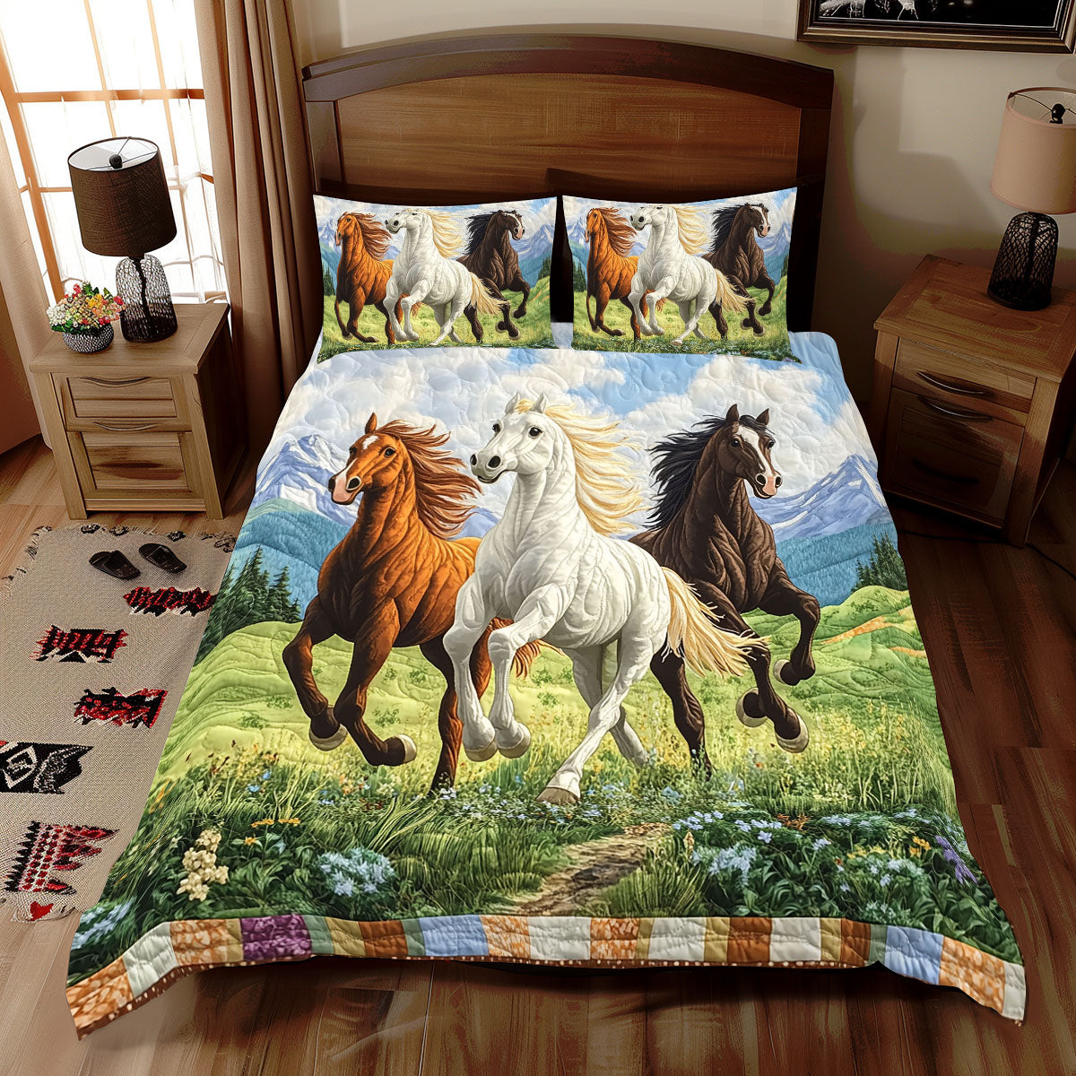 Triple Horse WX1012058CL Duvet Cover Set