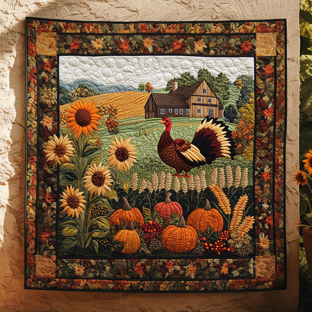 Country Turkey WN0409018CL Quilt
