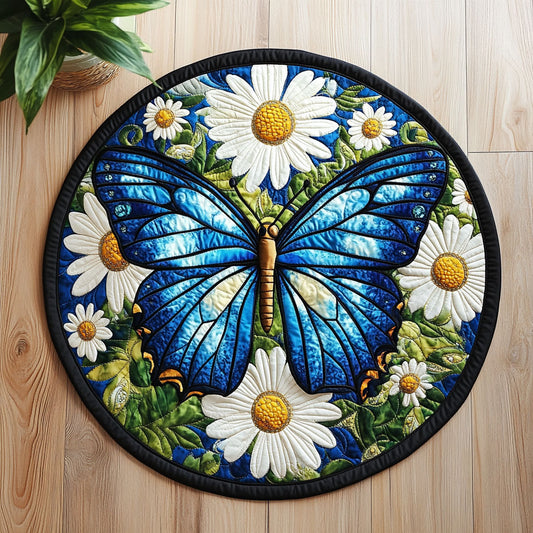 Butterfly CW1906007CL Quilted Round Mat