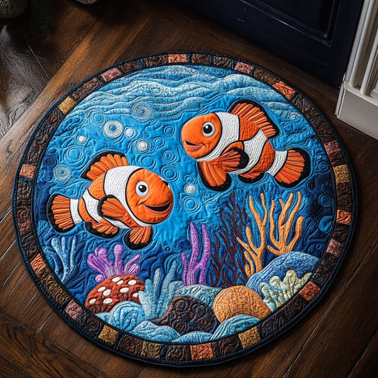 Clown Friend CM2705008CL Quilted Round Mat