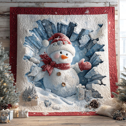 Playful Snowman CW1111047CL Quilt