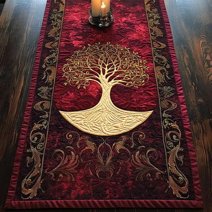 Circle of Life CM1305017CL Quilted Table Runner