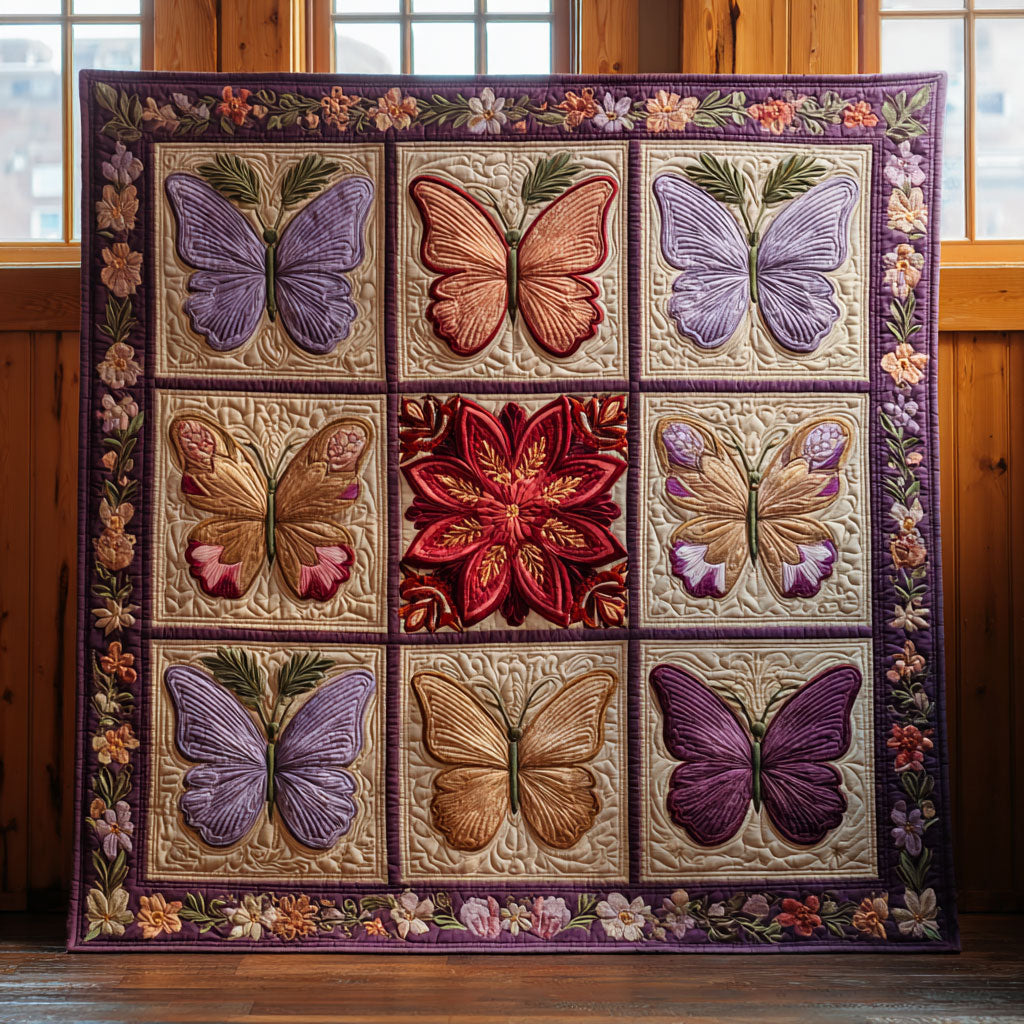 Petals in Flight CW0809034CL Quilt