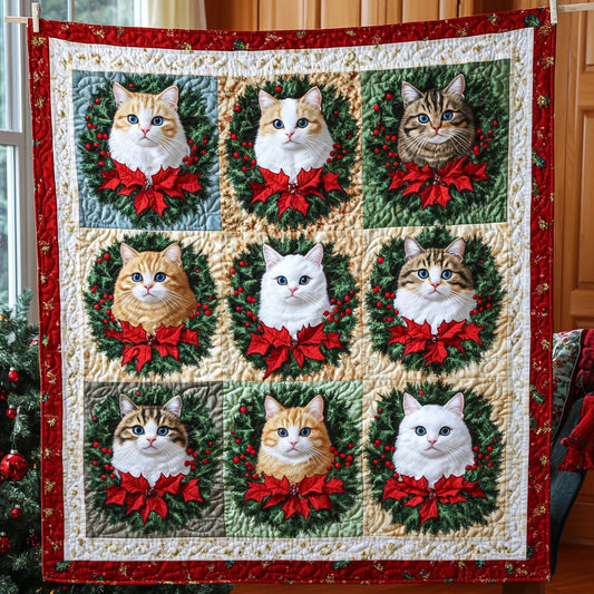 Holiday Cats LT1011006CL Quilt