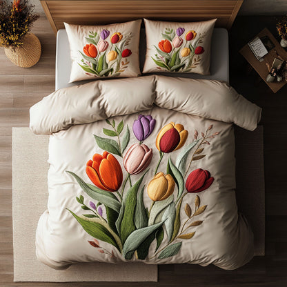 Tulip Halo Bloom WN1706081CL Duvet Cover Set
