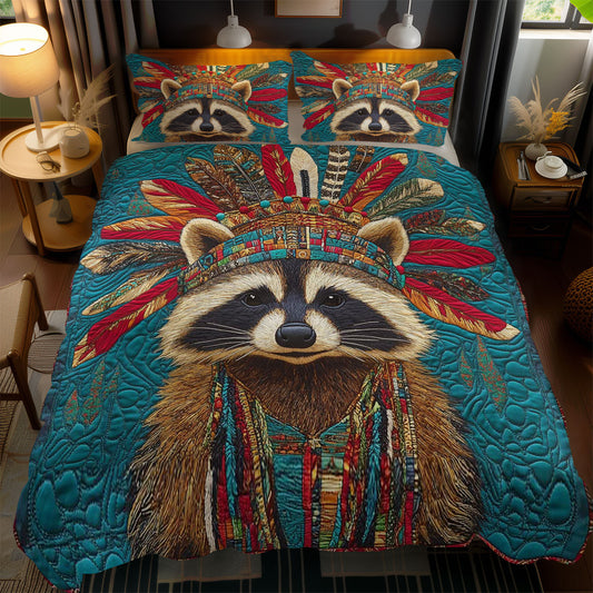 Tribal Raccoon WN2401058CL Duvet Cover Set