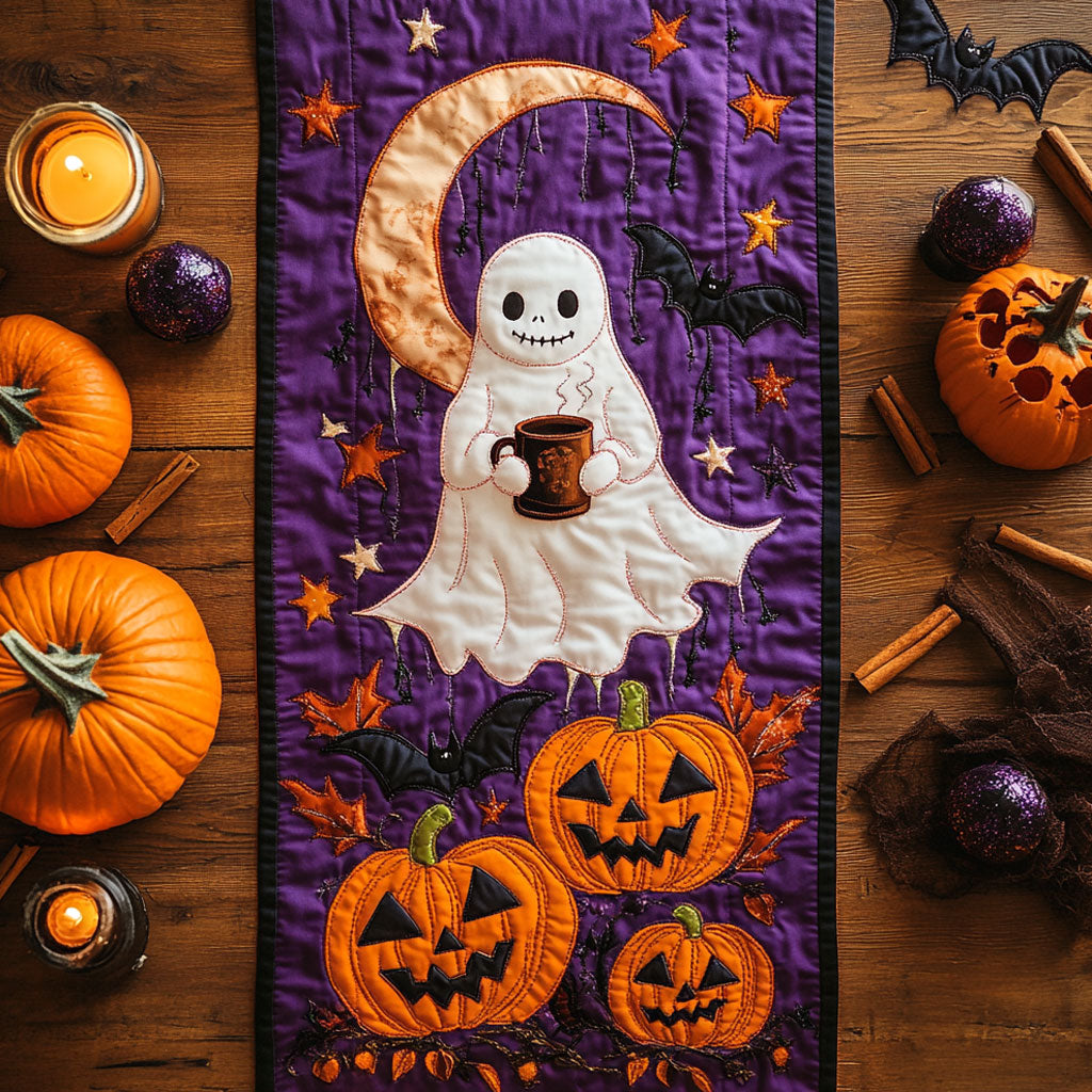 Ghostly Lantern Dreams WN2507029CL Quilted Table Runner