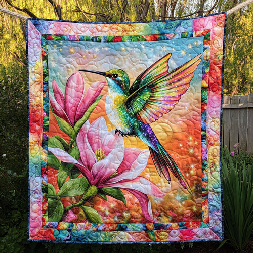 Hummingbird Flower WT0801005CL Quilt