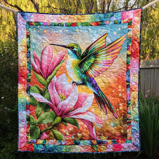 Hummingbird Flower WT0801005CL Quilt