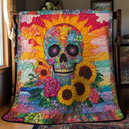 Rainbow Skull WN0702026CL Quilt