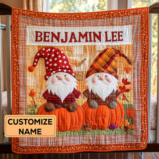 Sweet Fall CP2907031CL Personalized Baby Quilt
