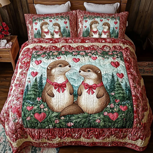 Couple Otter WY1801011CL Duvet Cover Set