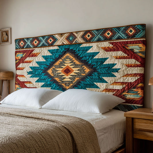 Sacred Geometry CP3112014CL Quilted Headboard Slipcover