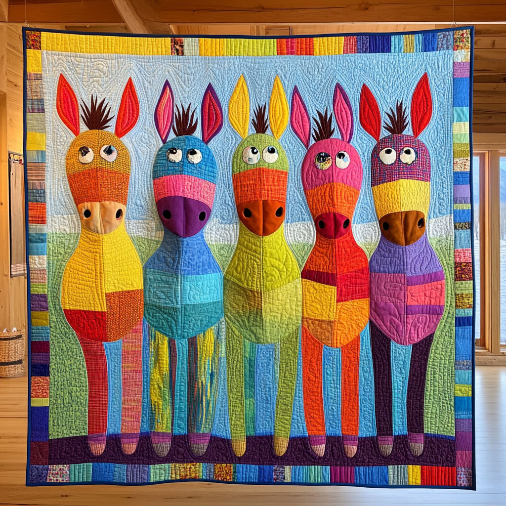 Patchwork Donkey CW2508045CL Quilt