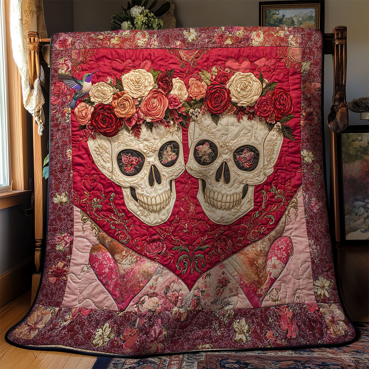 Forever Yours Skull WN0412007CL Quilt