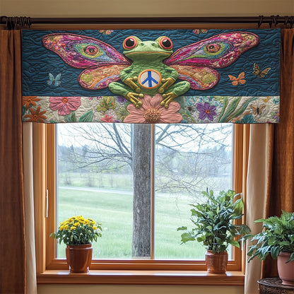 Frog Lovebeam WN1106054CL Quilted Valance