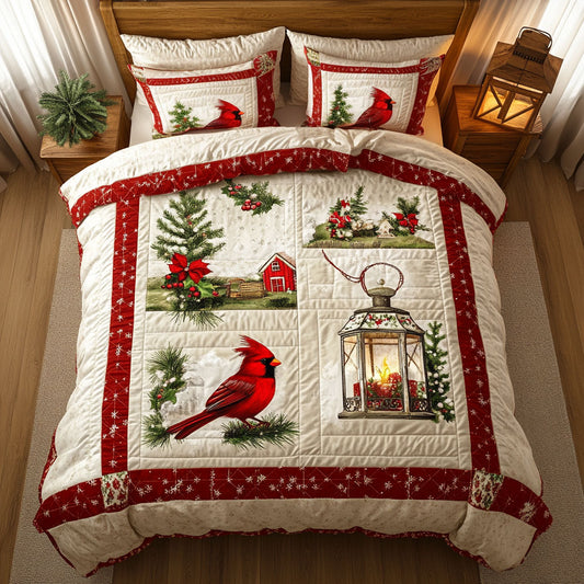 Winter Melody Cardinal WN0711069CL Duvet Cover Set
