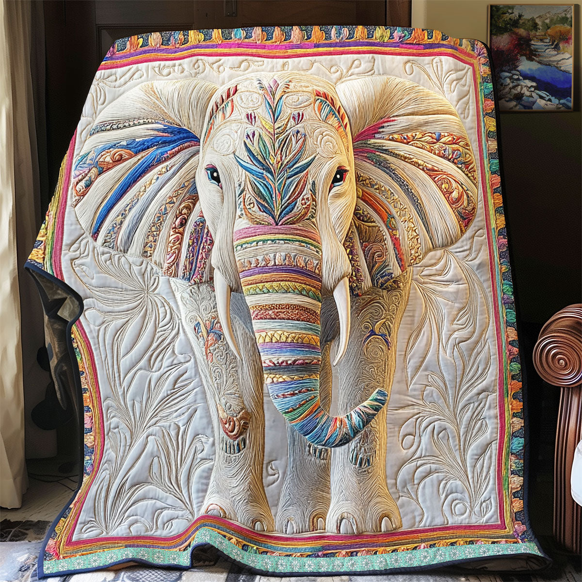 Elephant Grace  WX2112015CL Quilt