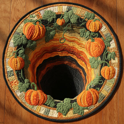 Mystic Pumpkin WN2909040CL Quilted Round Mat