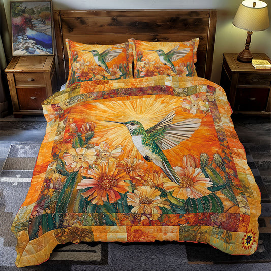 Cactus Desert Hummingbird WY1312035CL Duvet Cover Set
