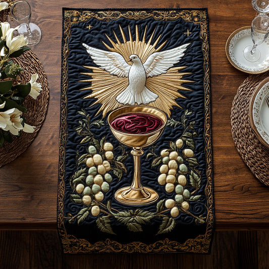 Blood Of Grace CP1505009CL Quilted Table Runner