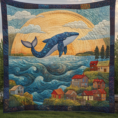 Whale Cliff Village LT1809057CL Quilt