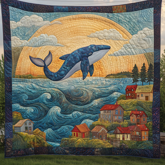 Whale Cliff Village LT1809057CL Quilt