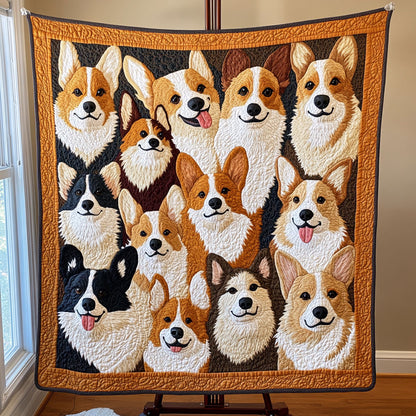 Corgi Charm CW0512007CL Quilt