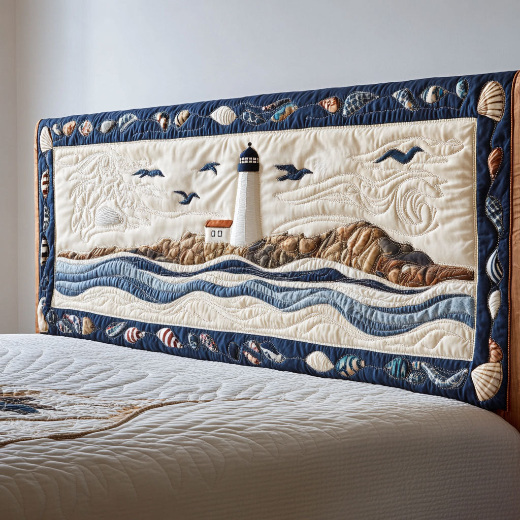 Coastal Serenity CP1612013CL Quilted Headboard Slipcover