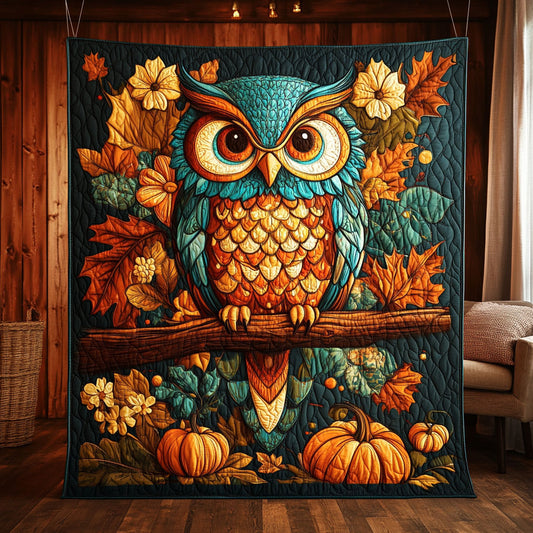 Autumn Guardian Owl WP0705024CL Quilt