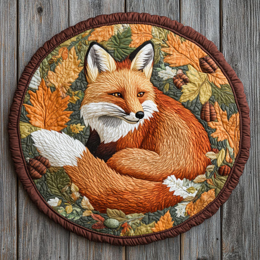 Fox Autumn WX1505020CL Quilted Round Mat