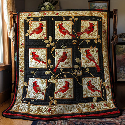 Beautiful Cardinal WY1902053CL Quilt