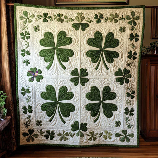 Four Leaf Clover Blessings WN3110007CL Quilt