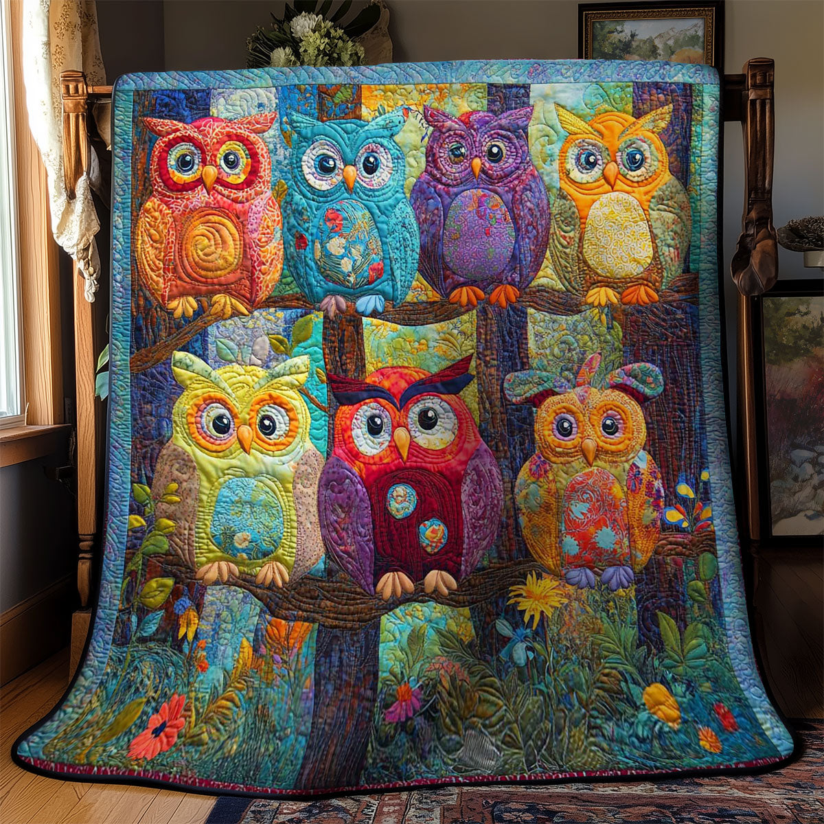 Owl Doodle Dreams WN2503105CL Quilt