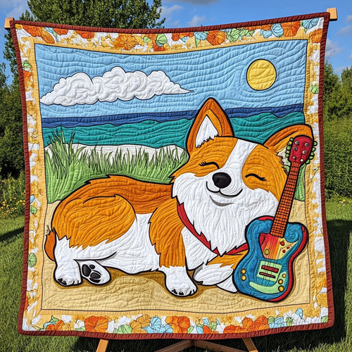 Peaceful Corgi WN1411105CL Quilt