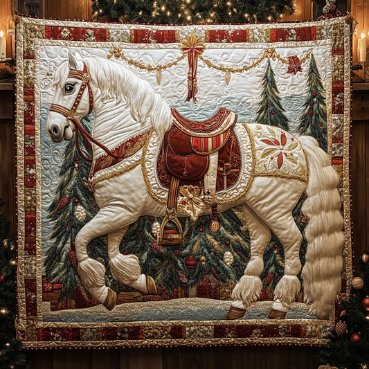 Horse Sleigh Ride WN1007033CL Quilt