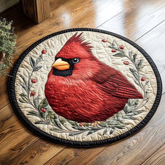 Chubby Cardinal CP0207024CL Quilted Round Mat