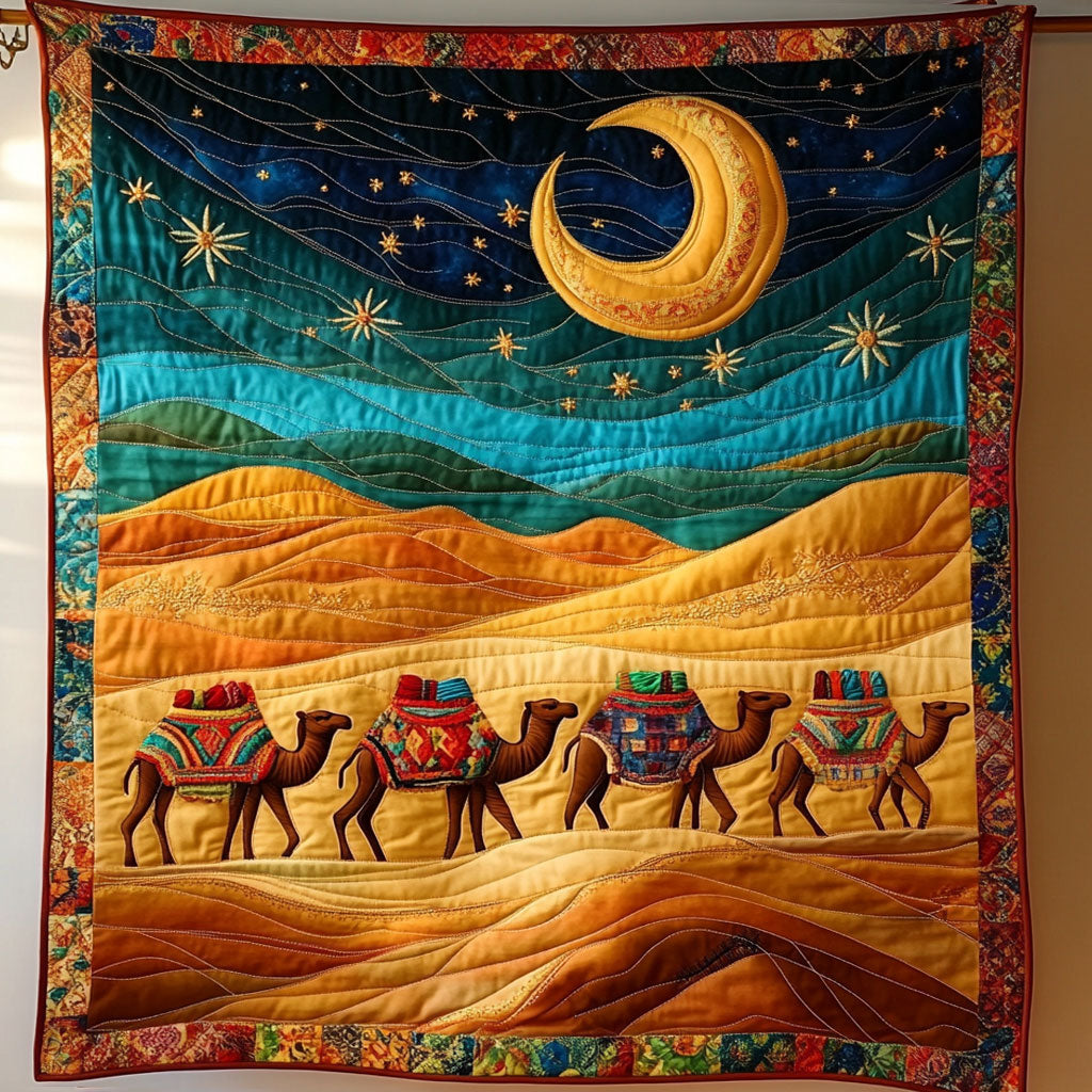 Star Gazer Camel WY2508033CL Quilt