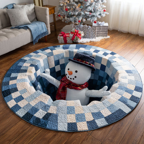 Frost Circle CP1111008CL Quilted Round Mat