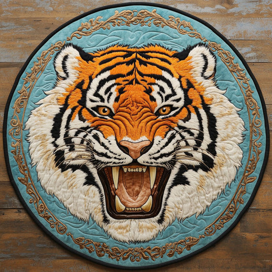 Roar Tiger CP0906040CL Quilted Round Mat