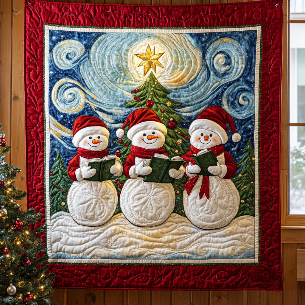 Happy Snowman CW0511058CL Quilt