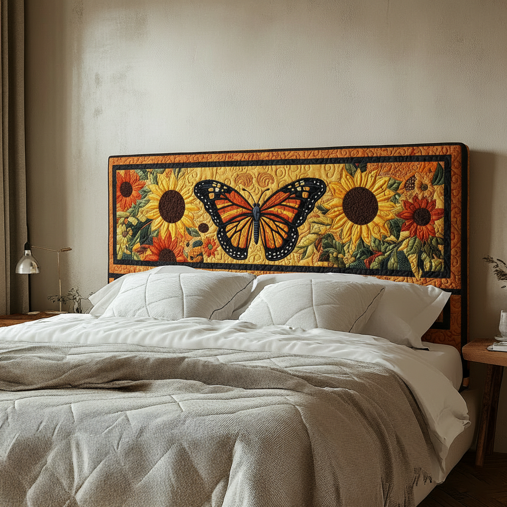 Sun Butterfly XR0512011CL Quilted Headboard Slipcover