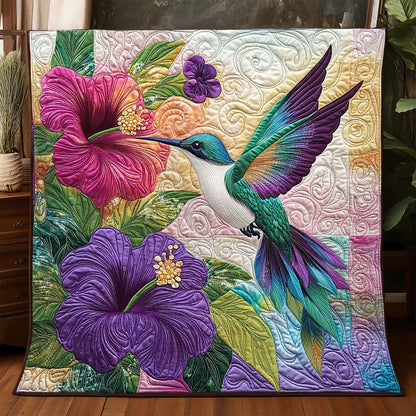 Beautiful Hummingbird WJ0904001CL Quilt