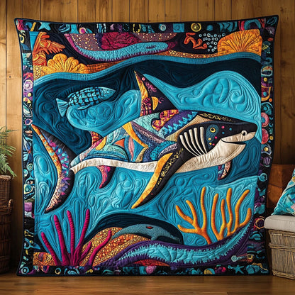 Whimsical Shark WJ1305011CL Quilt