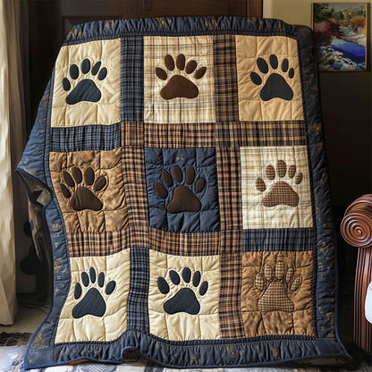 Plaid Paws WY0703036CL Quilt