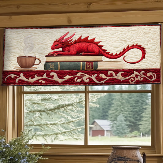 Red Dragon WY2504055CL Quilted Valance