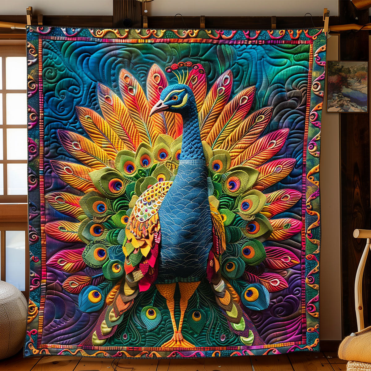 Peacock WJ1403026CL Quilt