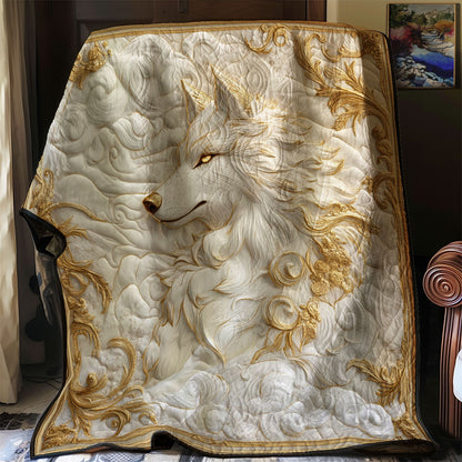 Fierce White Wolf WJ3012013CL Quilt