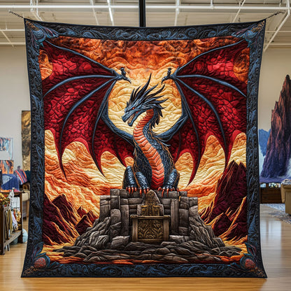 King Fire Dragon WP2305028CL Quilt