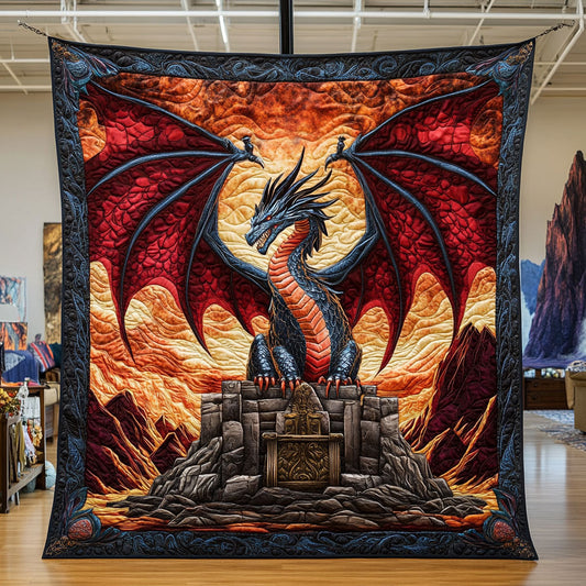 King Fire Dragon WP2305028CL Quilt